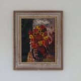 Swedish Oil on Canvas – “Flowers” by Karl Ragnar Johannesson
