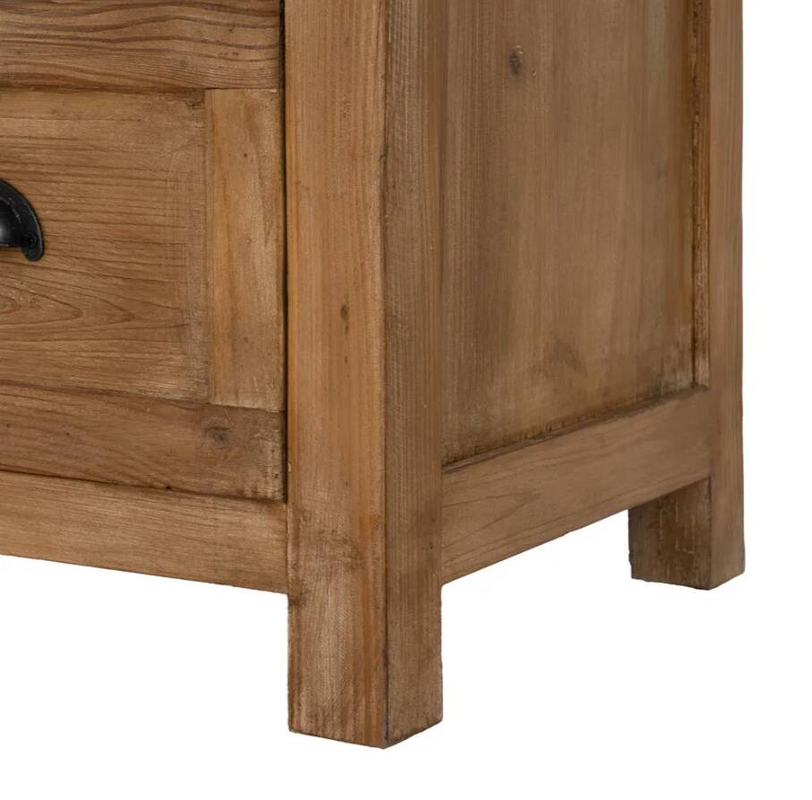 Commode en bois massif 6 tiroirs – campagne chic esprit meuble de métier