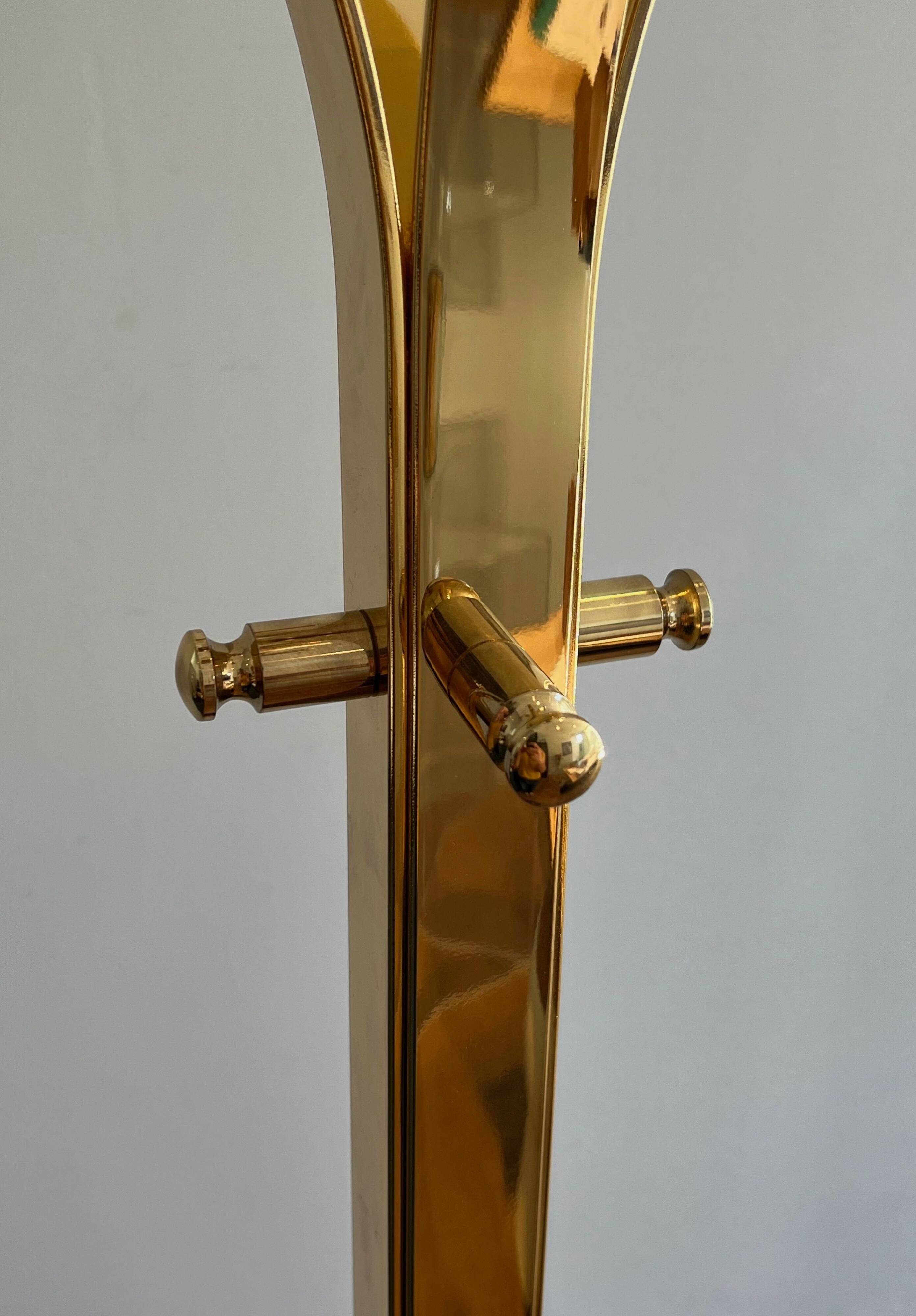 Coat Racks in Brass and Marble
