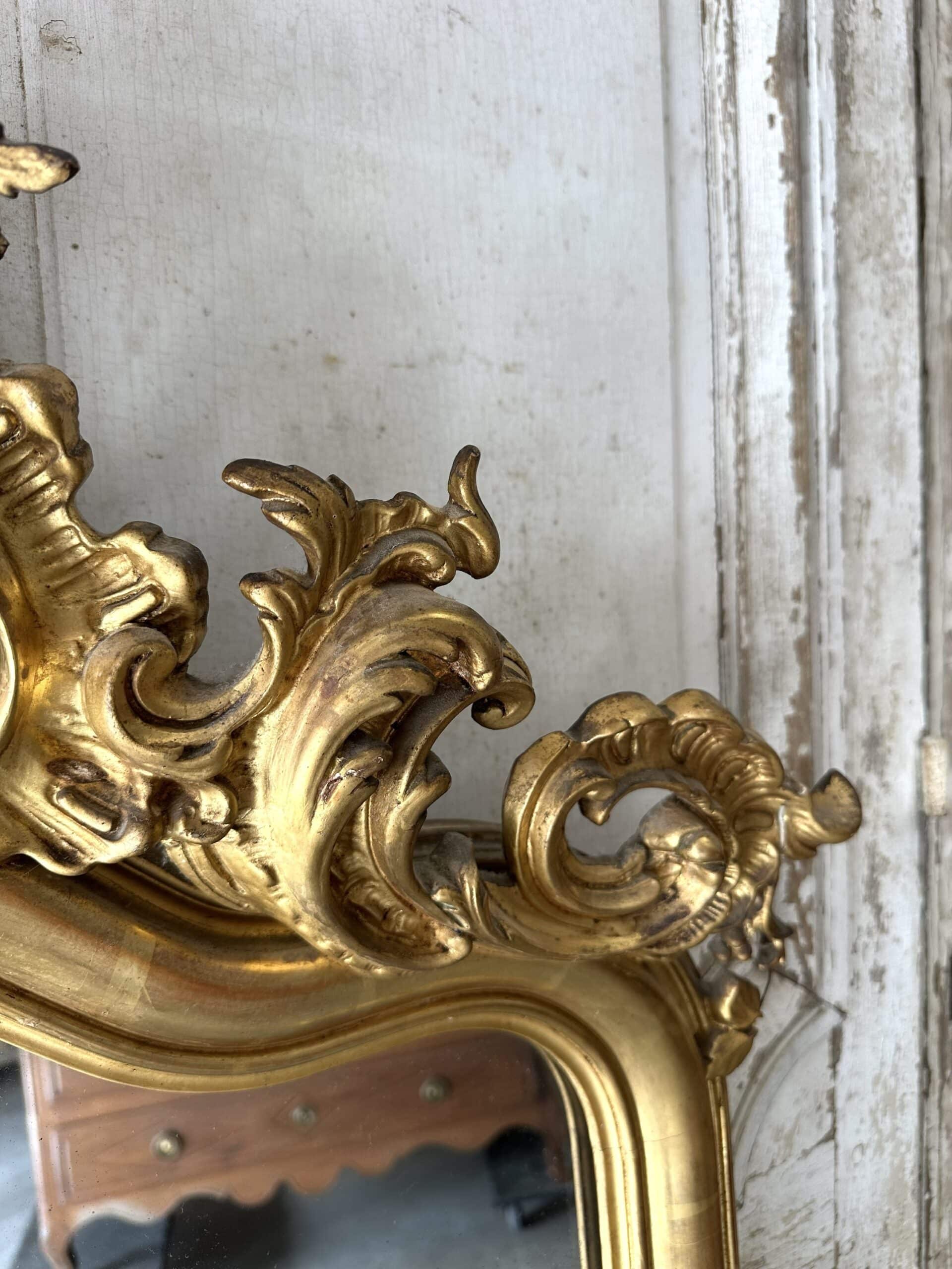 Louis XV style mirror circa 1880