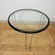 Table Basse Design Vintage Italienne Années 70 - Chrome & Verre - Élégance