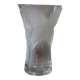Crystal vase, Arques crystal, butterfly decoration