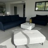 Blue sofas