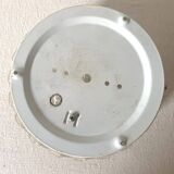 Vintage round ceiling light with woven effect