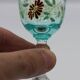Magnificent liqueur service in blue glass enamel legras george sand art no