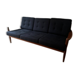 Vintage Scandinavian three-seater sofa