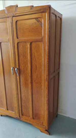 Parisian wardrobe in solid oak