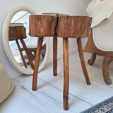 Coffee table, side table, brutalist end table.