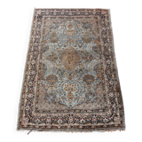 Antique Ghoum carpet from Iran in silk.