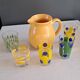 Carafe and glasses