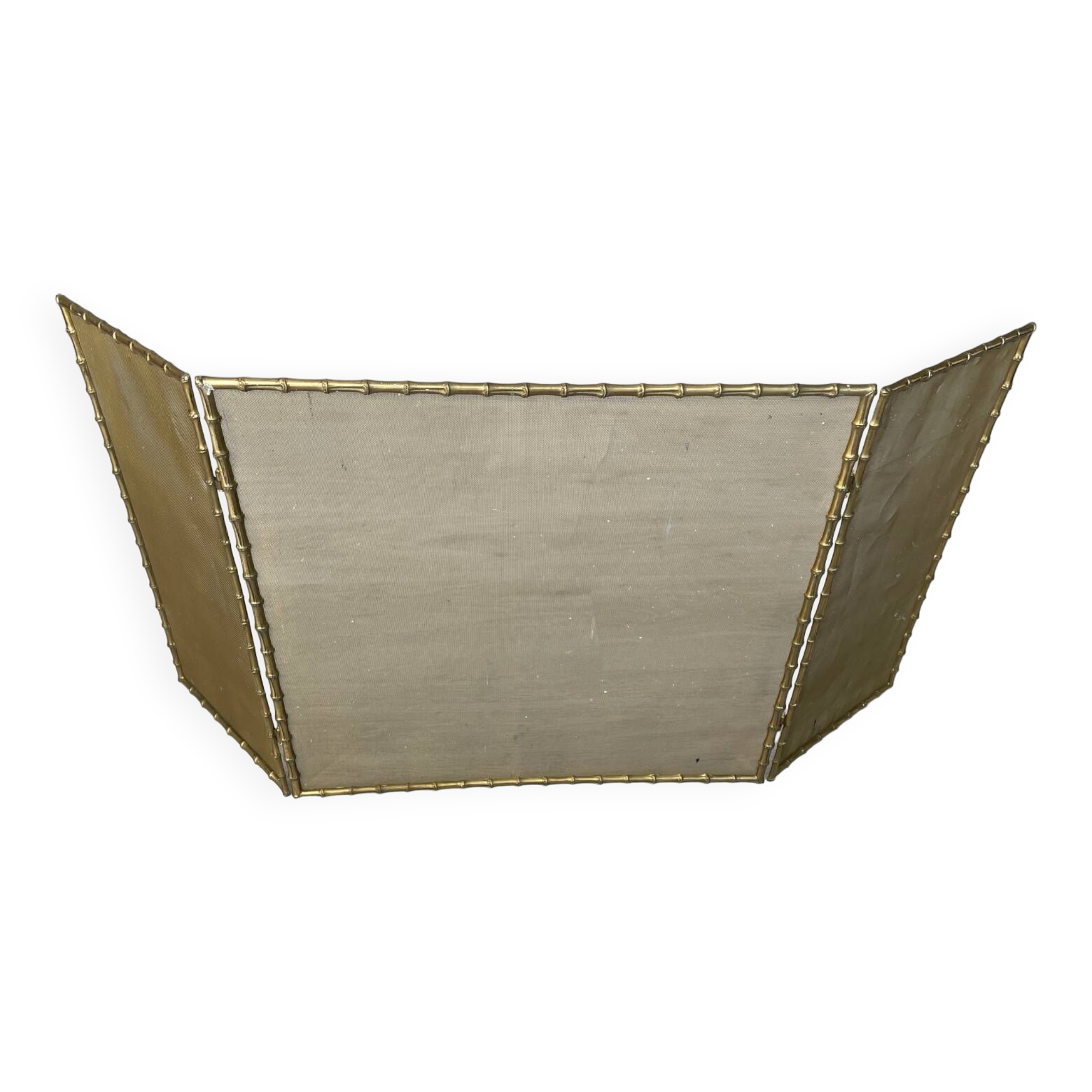 Fire protection chimney screen attributed to Baguès 1950