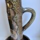 Huge candle holder in pottery / glazed ceramics 60s-70s
