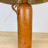 Corded stoneware lamp of wool