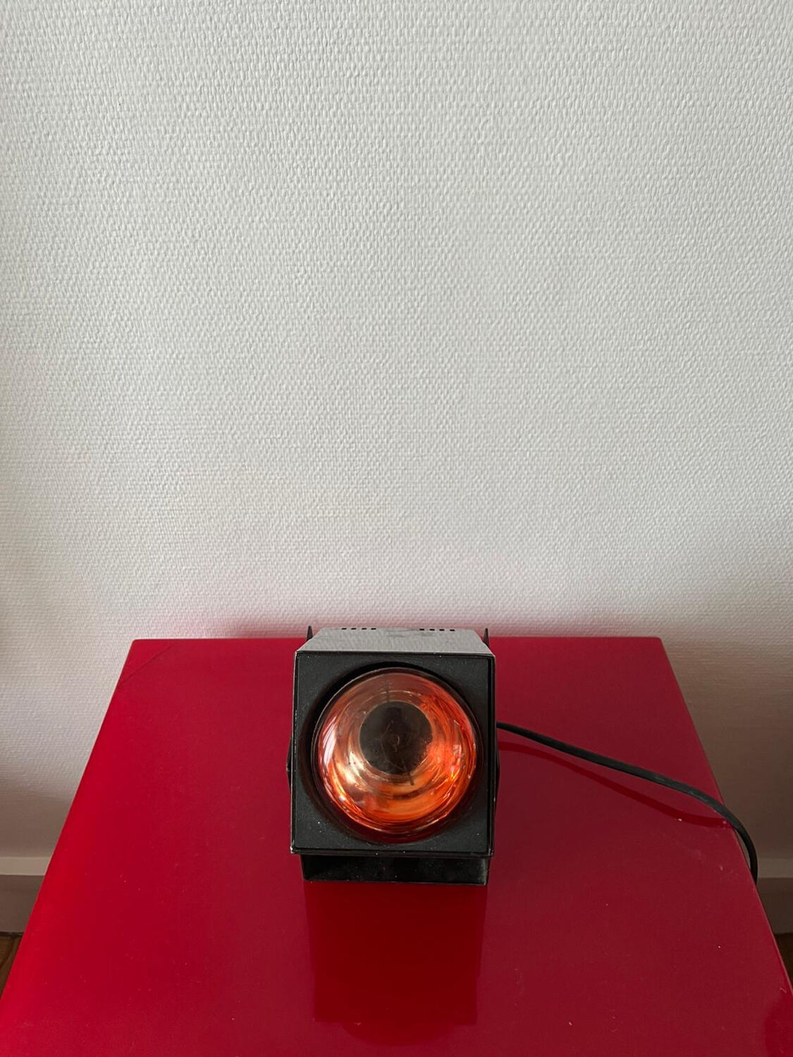 Vintage 70s cube lamp