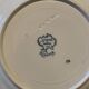 Set of 2 small plates XIXth Iron Earth Regency collection