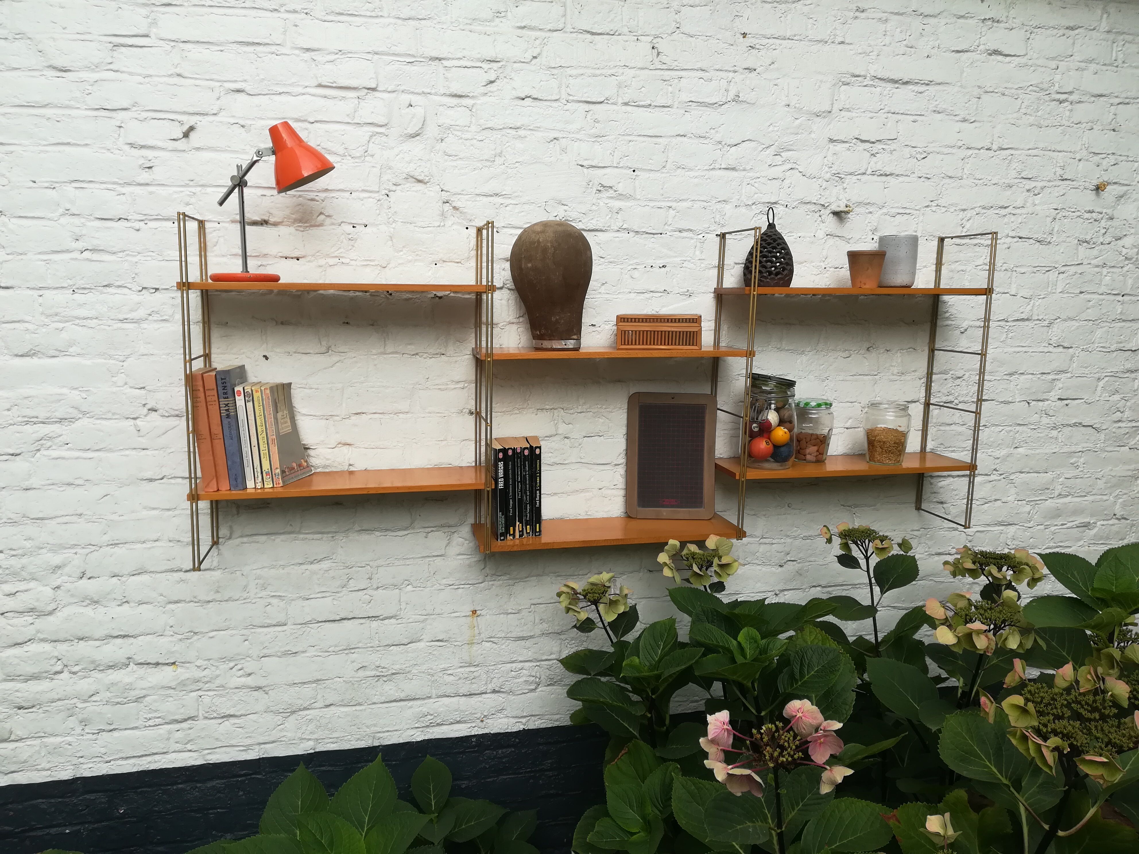 Vintage wall shelves