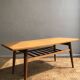 Table basse en teck clair, édition anglaise des années 1960