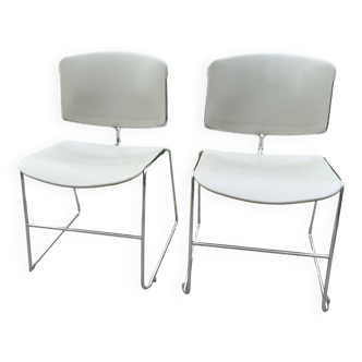 Pair of Max Stacker chairs from the 70s