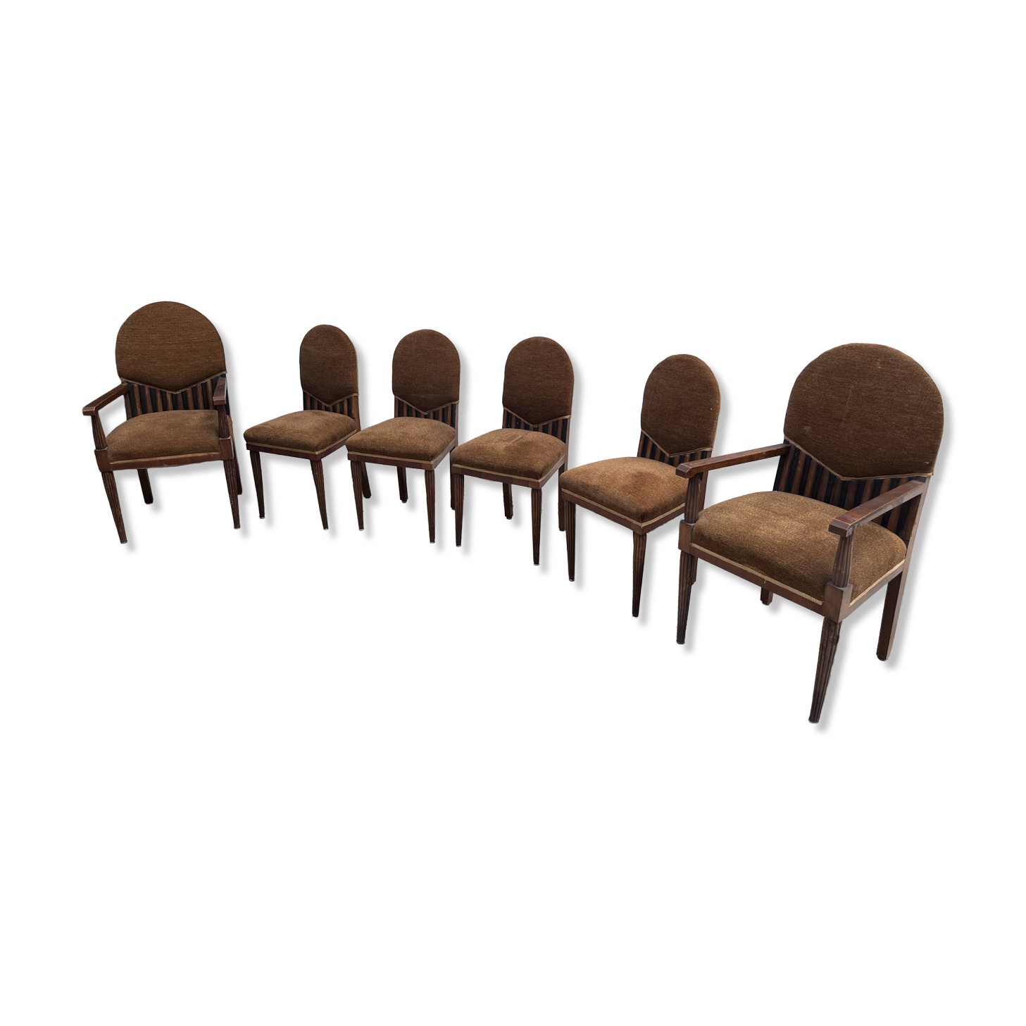 Salon Art Déco 1930 – 2 fauteuils et 4 chaises