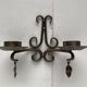 Vintage Swedish Wrought Iron Wall Candleholders from Ahrnebergs, Set of 2