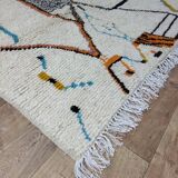 Tapis berbère en laine fait main