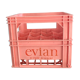 Caisse bouteilles evian