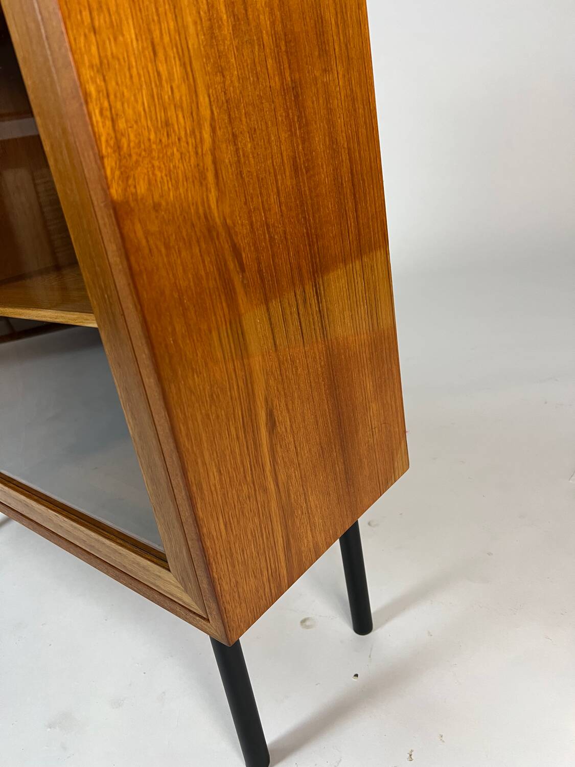 Danish teak display cabinet highboard Kristiansen vintage 60s
