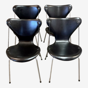 4 chaises d'Arne Jacobsen, 1960