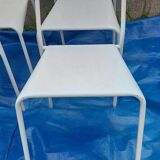 4 white metal garden chairs from Fermob