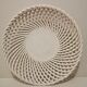 Vintage fruit dish ceramic braided 60s
