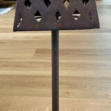 Openwork sheet metal lamp