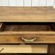 Rustic Art Deco buffet from the 1930s in chestnut wood.
