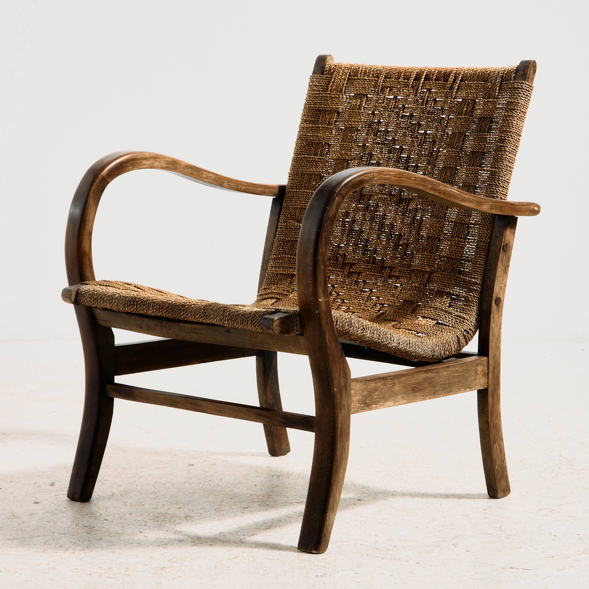 Beech armchair by Erich Dieckmann