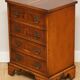 Georgian style vintage commode in yew wood.