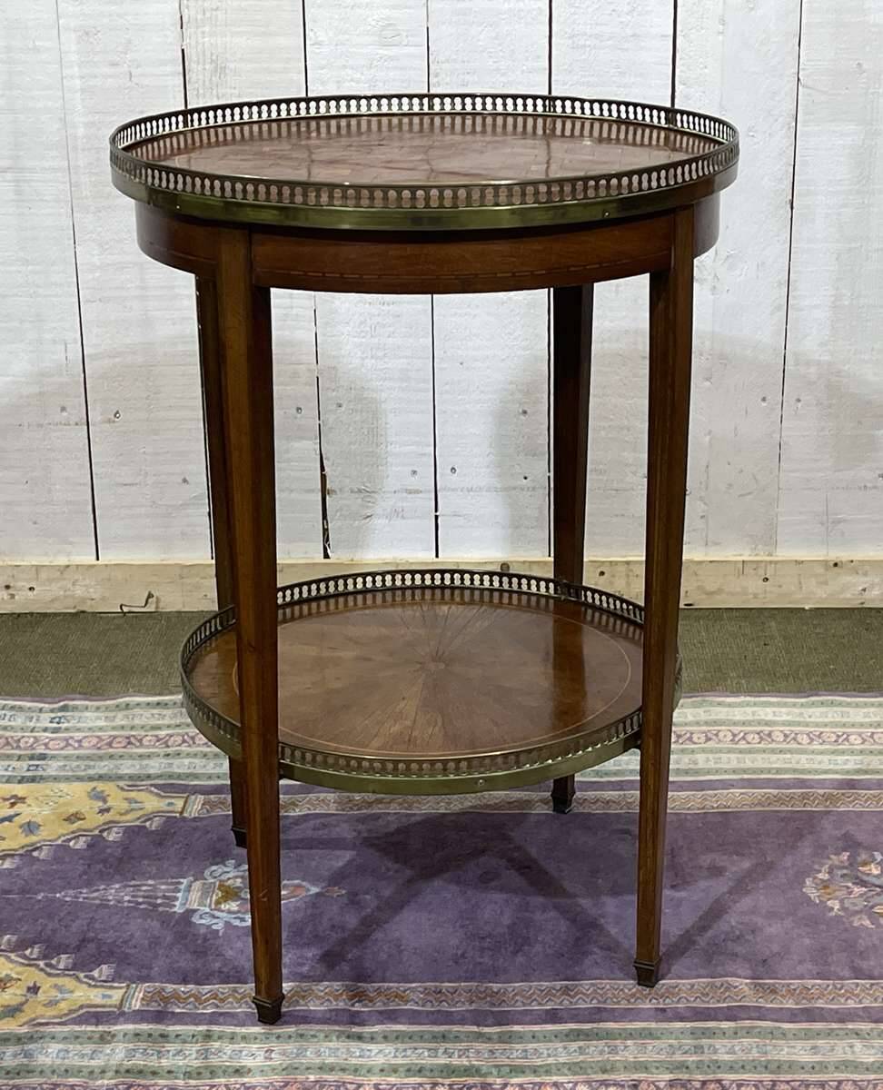 Louis XVI style mahogany side table