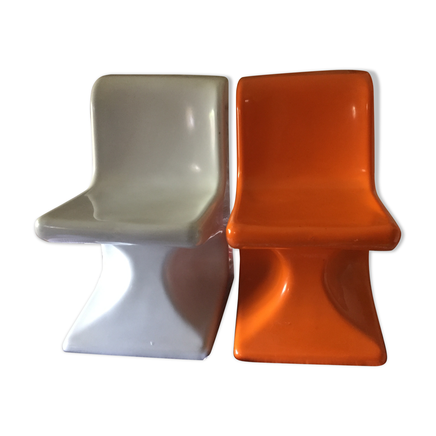 Deux chaises enfant 1970 Patrick Gingembre
