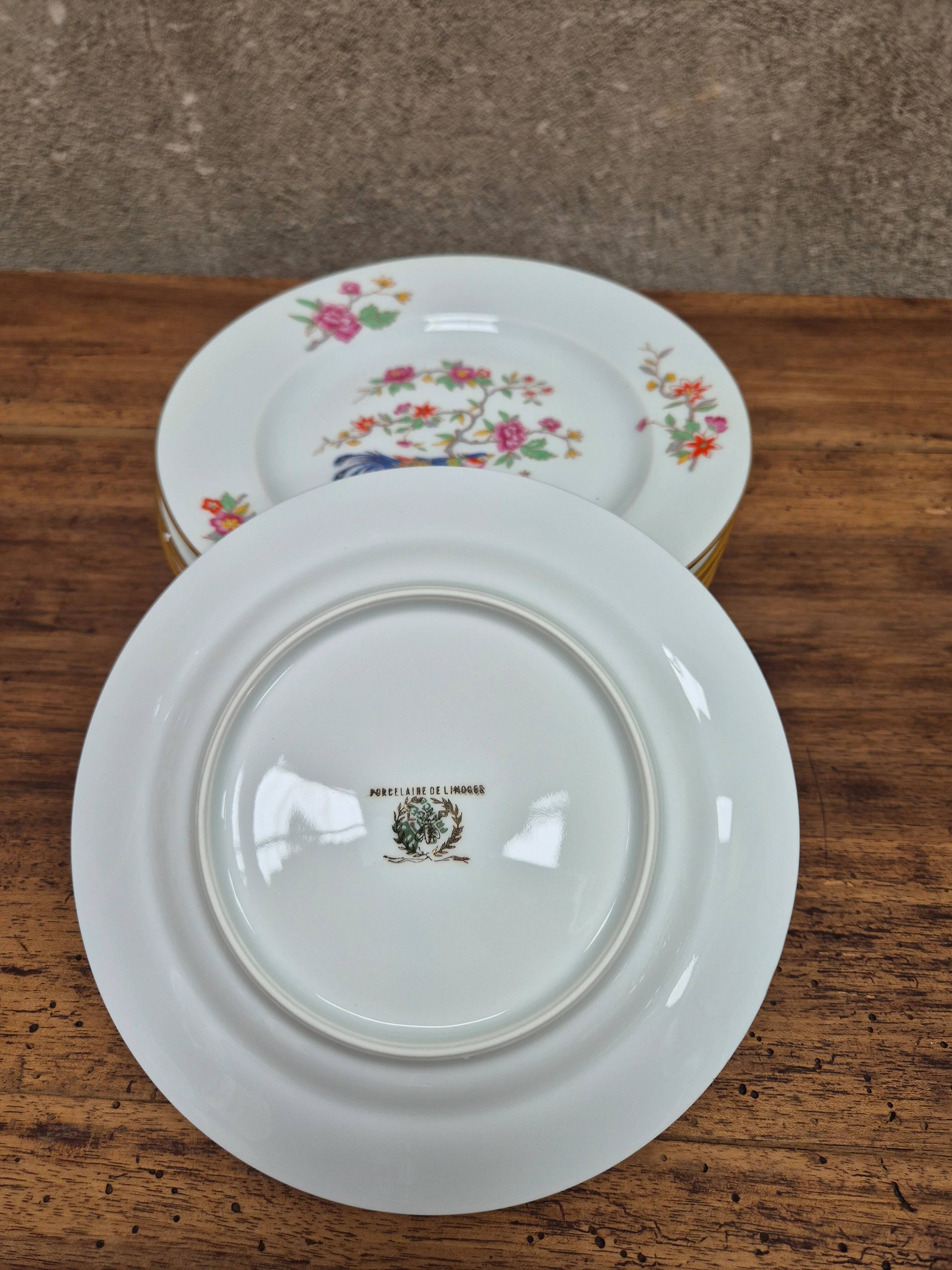 Limoges porcelain tableware