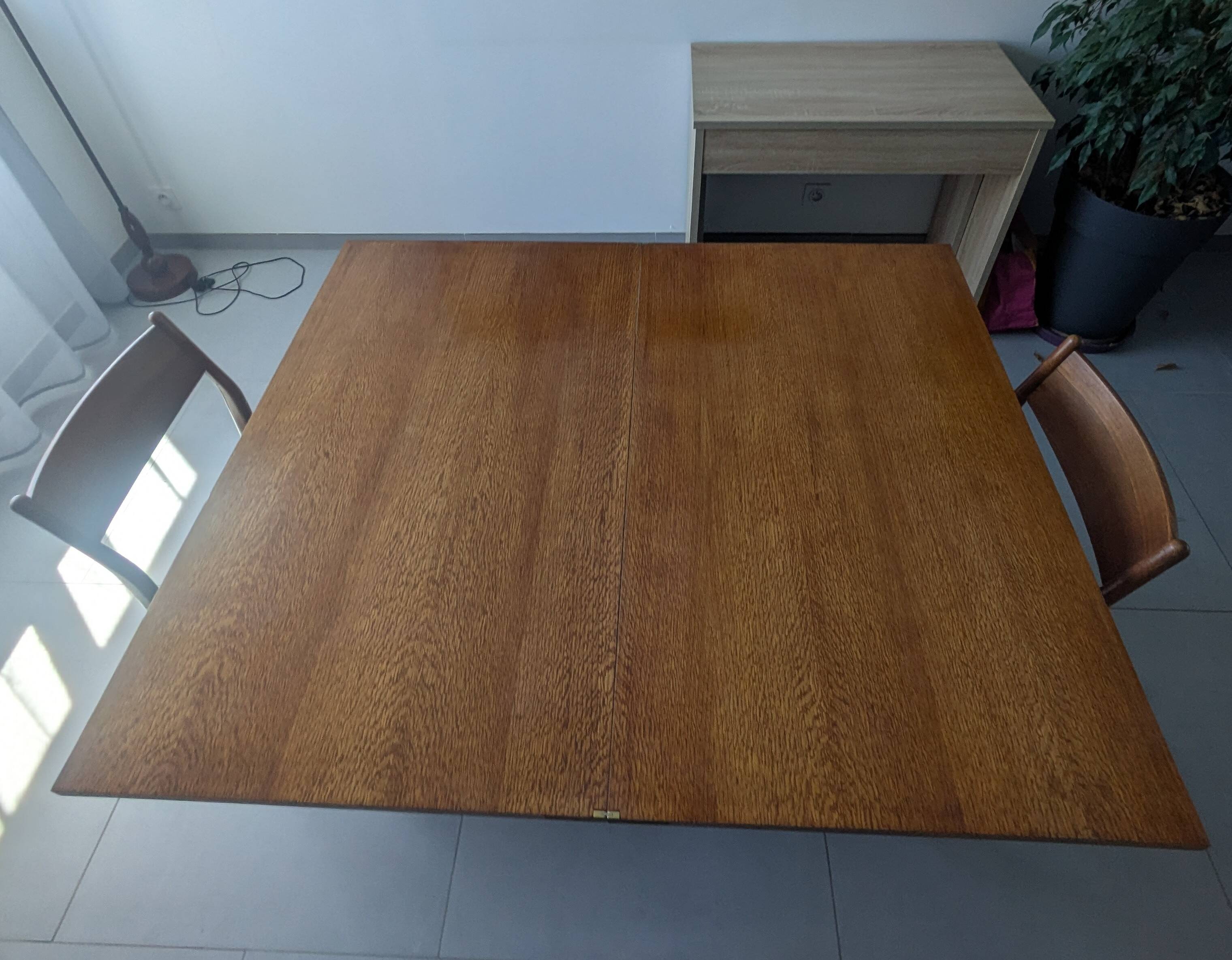 Scandinavian compass leg coffee table
