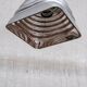 Antique mercury glass french pendant light