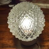 chiseled glass sconce 1970