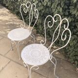 Wrought iron chairs