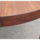 Harry Ostergaard for Randers Mobelfabrik round Danish extendable teak table 1960