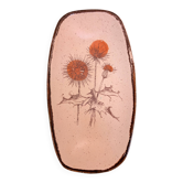 Ravier Sarreguemines thistle decoration – 1970s