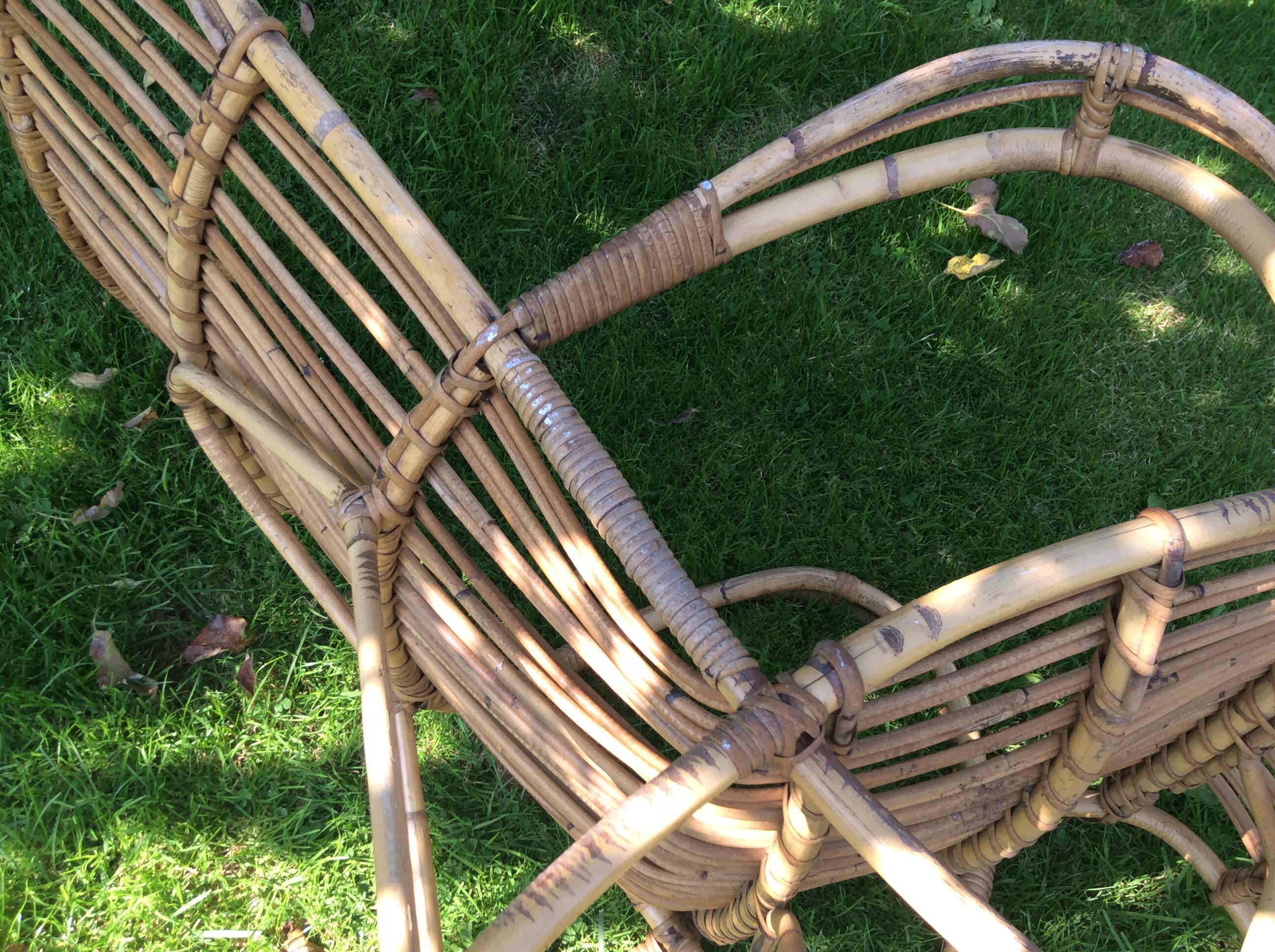 Rattan rocking chair