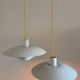 Vintage set 2x Louis Poulsen PH4/3 - Poul Henningsen - PH4 lamp