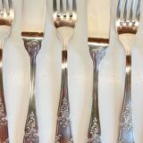 PLATIL 12 Couverts à Poisson  Métal Argenté