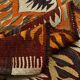 5x9 Dark Red & Cream Turkish Antique Kilim Rug, 150x271Cm