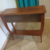 Cherry console with 2 drawers - Louis XV style - cherry wood