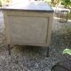 Antique workshop cabinet with sliding doors