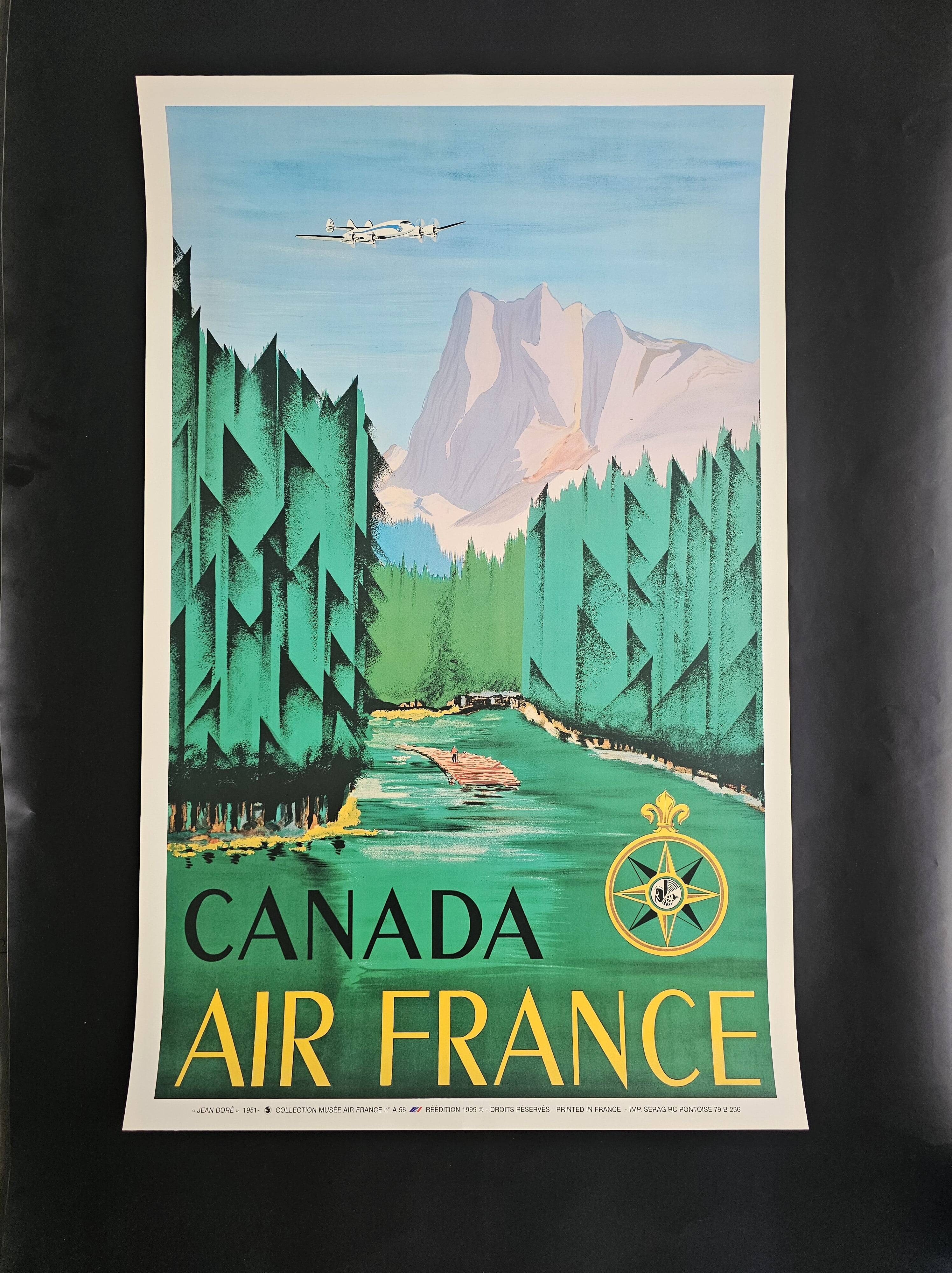 Air france - canada poster